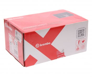 16 349 р. Колодки тормозные передние с датчиком (4шт.) BREMBO Volkswagen Passat B7 универсал (2010-2015)  с доставкой в г. Майкоп. Увеличить фотографию 3