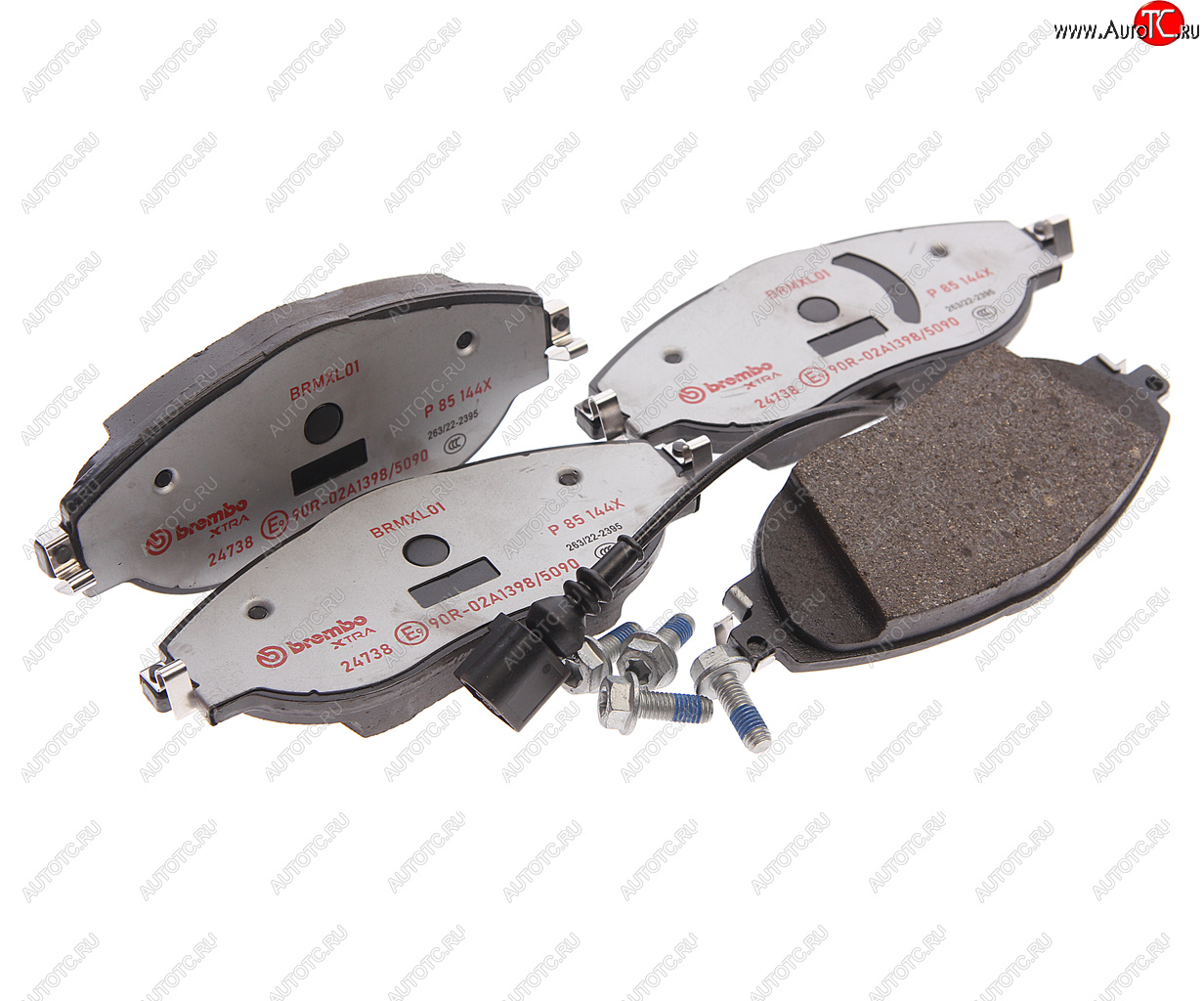 16 349 р. Колодки тормозные передние с датчиком (4шт.) BREMBO Volkswagen Passat B7 универсал (2010-2015)  с доставкой в г. Майкоп