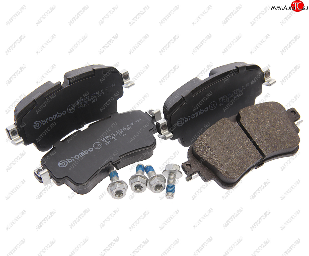 4 999 р. Колодки тормозные задние BREMBO Volkswagen Touareg GP рестайлинг (2006-2010)  с доставкой в г. Майкоп