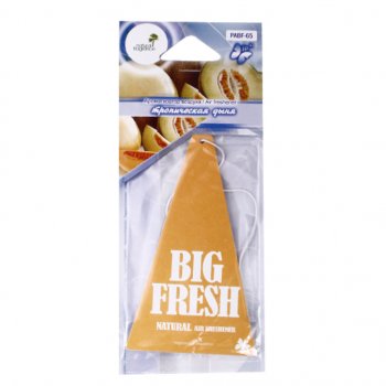 80 р. Ароматизатор подвесной пластина (дыня тропическая) Big Fresh FKVJP FKVJP pabf-65 FKVJP pabf-65  с доставкой в г. Майкоп. Увеличить фотографию 1