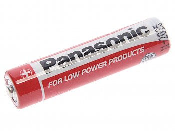 61 р. Батарейка AAA R03 1.5V блистер 4шт. (цена за 1шт.) Extra Heavy Duty PANASONIC PANASONIC pan-r03(4)бл  с доставкой в г. Майкоп. Увеличить фотографию 1