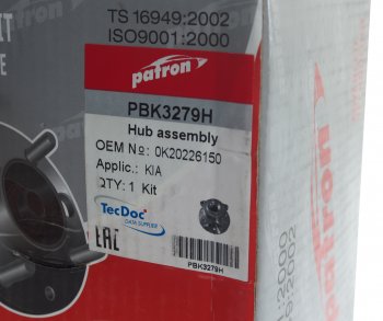 3 499 р. Ступица KIA Spectra,Shuma задняя барабанный тормоз PATRON PATRON pbk3279h  с доставкой в г. Майкоп. Увеличить фотографию 4