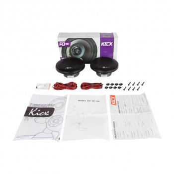 2 299 р. Колонки коаксиальные 4 (10см) 30Вт KICX KICX pd 100  с доставкой в г. Майкоп. Увеличить фотографию 5