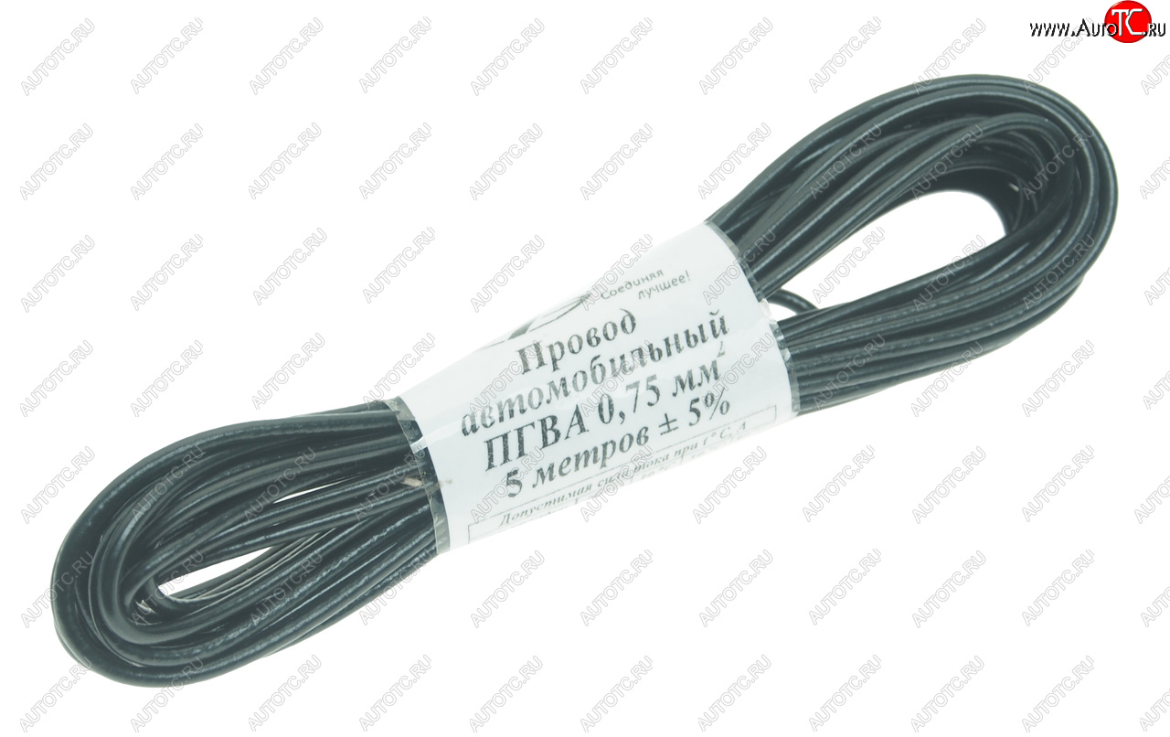 115 р. Провод монтажный ПГВА 5м (сечение 0.75 кв.мм) черный АЭНК АЭНК пгва-5-0.75(ч)  с доставкой в г. Майкоп