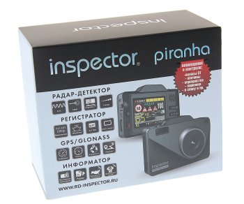 14 599 р. Видеорегистратор с радар-детектором GPS INSPECTOR INSPECTOR piranha  с доставкой в г. Майкоп. Увеличить фотографию 3