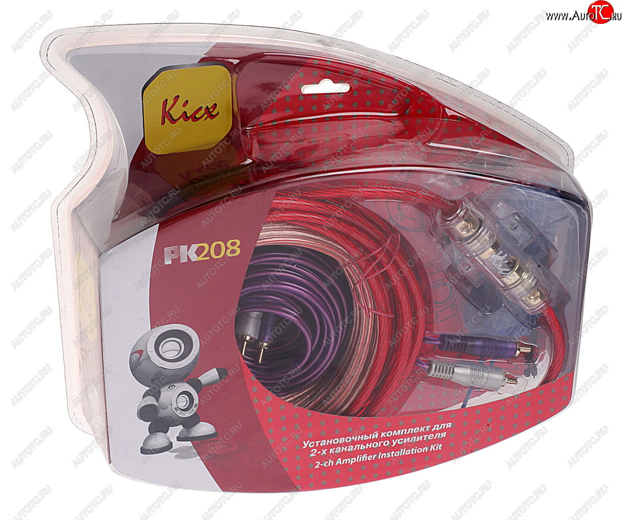 1 999 р. Набор для установки усилителя KICX KICX pk 20828  с доставкой в г. Майкоп