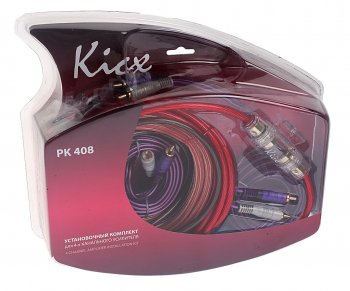 2 599 р. Набор для установки усилителя KICX KICX pk 40848  с доставкой в г. Майкоп. Увеличить фотографию 1