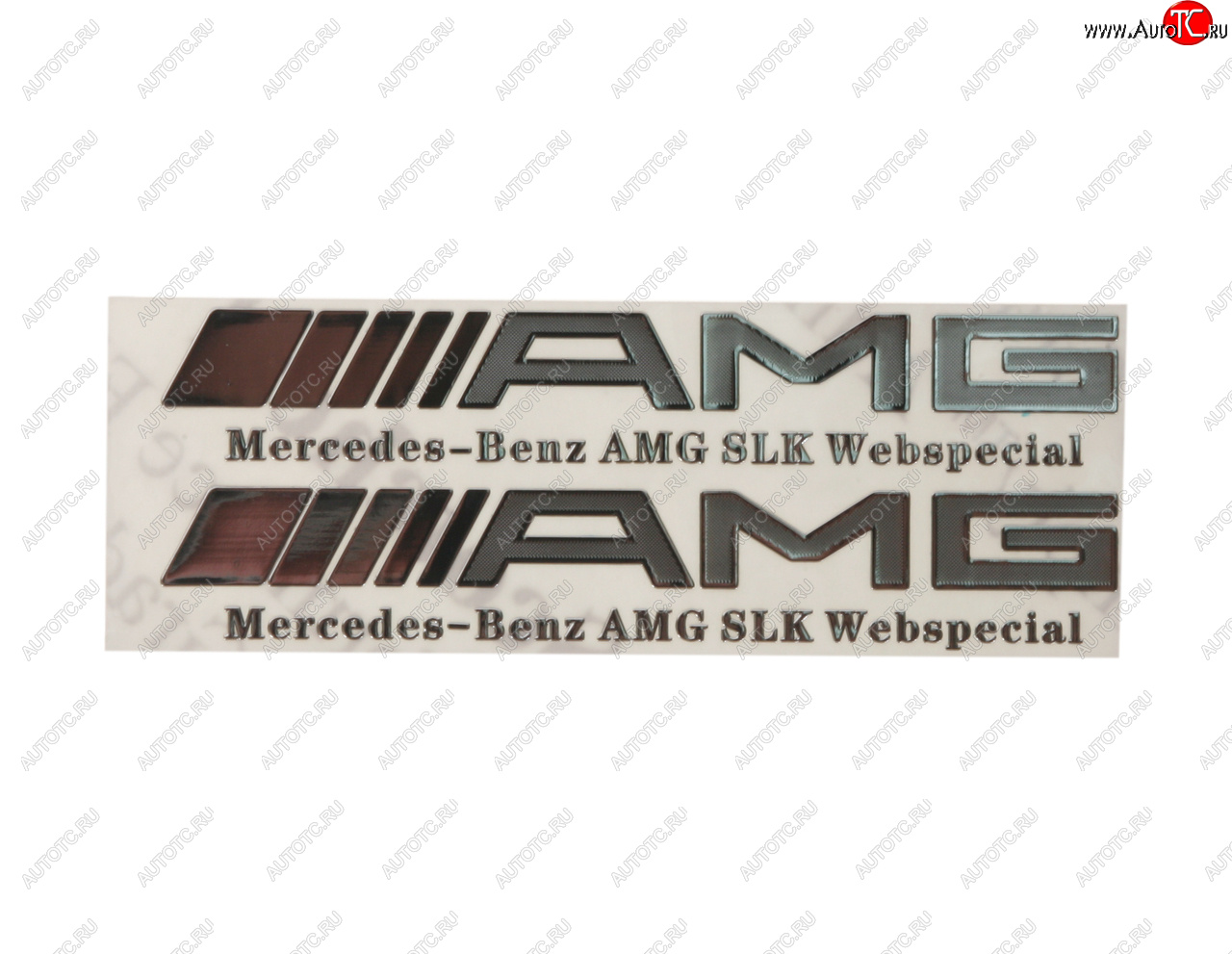 153 р. Наклейка металлическая AMG 15х90мм (2шт.) MASHINOKOM MASHINOKOM pkta 011  с доставкой в г. Майкоп