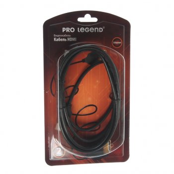 280 р. Кабель HDMI 2м PRO LEGEND PRO LEGEND pl1120  с доставкой в г. Майкоп. Увеличить фотографию 1