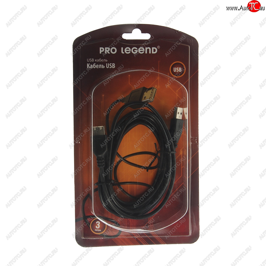 262 р. Кабель USB 3м удлинитель PRO LEGEND PRO LEGEND pl1301  с доставкой в г. Майкоп