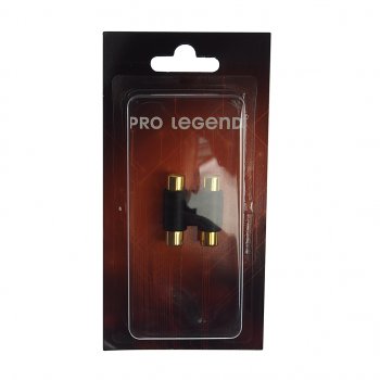 116 р. Переходник 2RCA (гнездо)- 2RCA (гнездо) PRO LEGEND PRO LEGEND pl2285  с доставкой в г. Майкоп. Увеличить фотографию 1