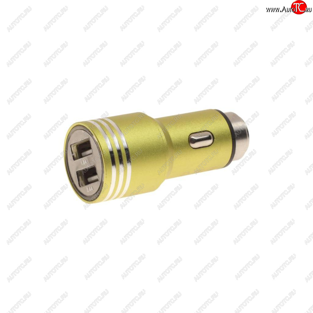379 р. Устройство зарядное в прикуриватель 2USB 12-24V 2A металлический корпус PRO LEGEND PRO LEGEND pl9305 PRO LEGEND pl9305  с доставкой в г. Майкоп