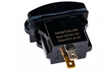 749 р. Розетка автомобильная встраиваемая 12V-24V 2USB 4.2A PRO LEGEND PRO LEGEND pl9372  с доставкой в г. Майкоп. Увеличить фотографию 2