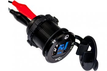1 199 р. Розетка автомобильная встраиваемая 12V-24V 2USB вольтметр QC3.0 PRO LEGEND PRO LEGEND pl9373 PRO LEGEND pl9373  с доставкой в г. Майкоп. Увеличить фотографию 2