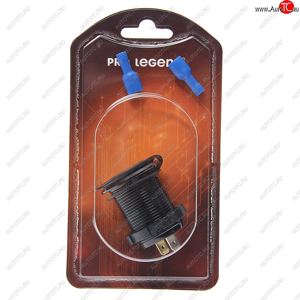 1 149 р. Розетка автомобильная встраиваемая 12V-24V 3USB QC3.0 PRO LEGEND PRO LEGEND pl9374  с доставкой в г. Майкоп