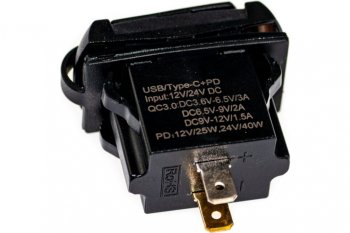 1 259 р. Розетка автомобильная встраиваемая 12V-24V вольтметр QC3.0 PRO LEGEND PRO LEGEND pl9375  с доставкой в г. Майкоп. Увеличить фотографию 1