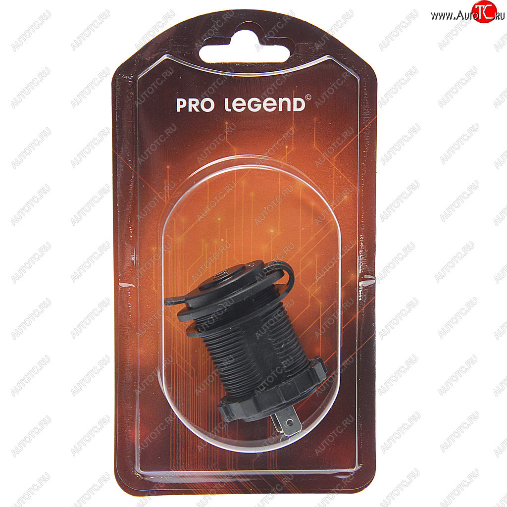 439 р. Гнездо прикуривателя 12V-24V зеленая подсветка PRO LEGEND PRO LEGEND pl9377  с доставкой в г. Майкоп