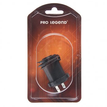 389 р. Гнездо прикуривателя 12V-24V красная подсветка PRO LEGEND PRO LEGEND pl9378  с доставкой в г. Майкоп. Увеличить фотографию 1