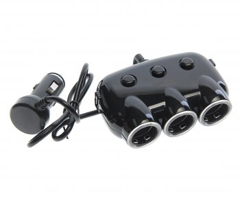 929 р. Разветвитель прикуривателя 3-х гнездовой 12-24V 2USB ZIPOWER ZIPOWER pm6653  с доставкой в г. Майкоп. Увеличить фотографию 1