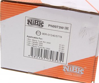 4 899 р. Колодки тормозные NISSAN Cabstar (06-) задние с датчиком (4шт.) NIBK NIBK pn0073w NIBK pn0073w  с доставкой в г. Майкоп. Увеличить фотографию 3