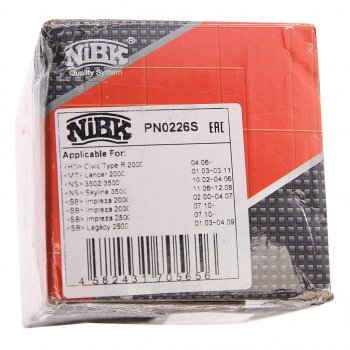 7 749 р. Колодки тормозные MITSUBISHI Lancer Evolution SUBARU Impreza WRX задние (4шт.) NIBK NIBK pn0226s  с доставкой в г. Майкоп. Увеличить фотографию 4