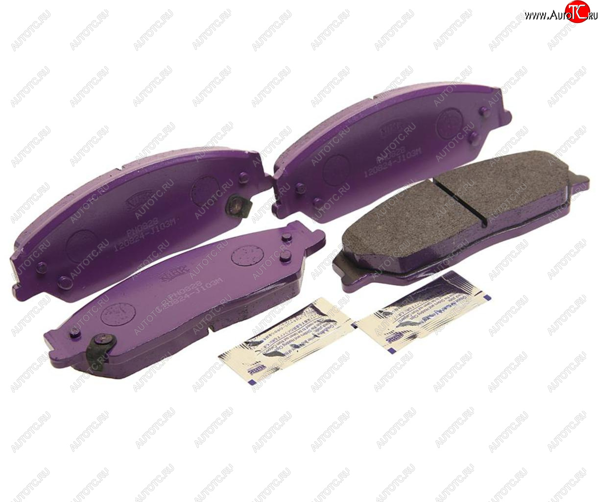 1 039 р. Колодки тормозные передние (4шт.) NIBK Toyota Camry XV70 дорестайлинг (2017-2021)  с доставкой в г. Майкоп