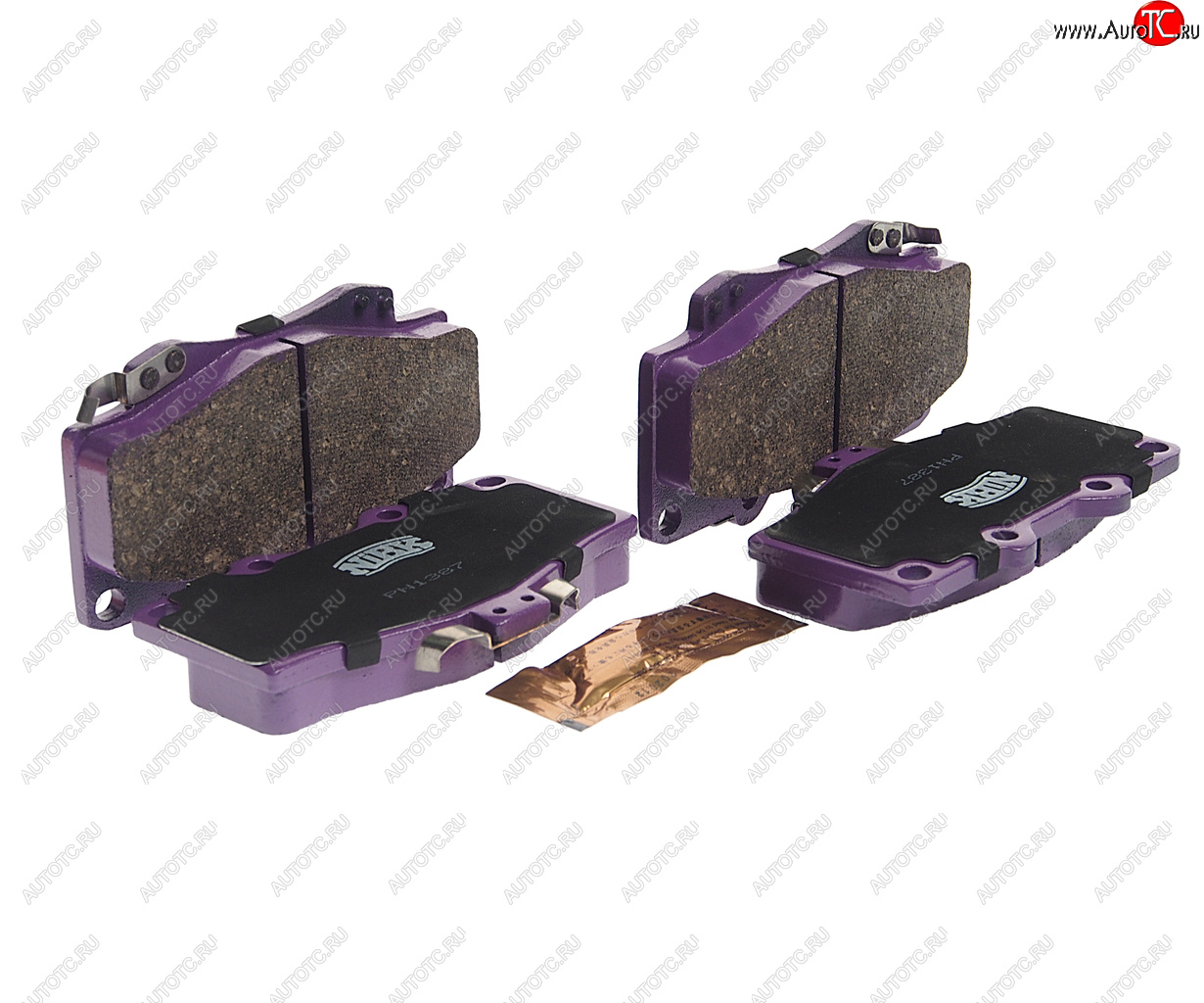 2 479 р. Колодки тормозные TOYOTA Land Cruiser (84-) передние (4шт.) NIBK NIBK pn1387 NIBK pn1387  с доставкой в г. Майкоп