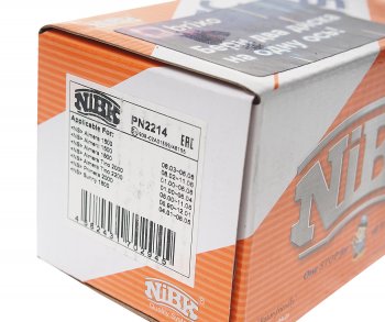 2 469 р. Колодки тормозные задние (4шт.) NIBK Nissan Almera N16 седан дорестайлинг (2000-2003)  с доставкой в г. Майкоп. Увеличить фотографию 3