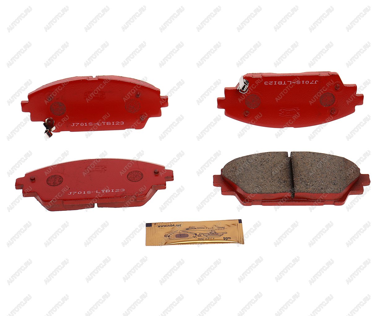 6 849 р. Колодки тормозные MAZDA 3 (13) передние (Sport) (4шт.) NIBK NIBK pn25005s  с доставкой в г. Майкоп