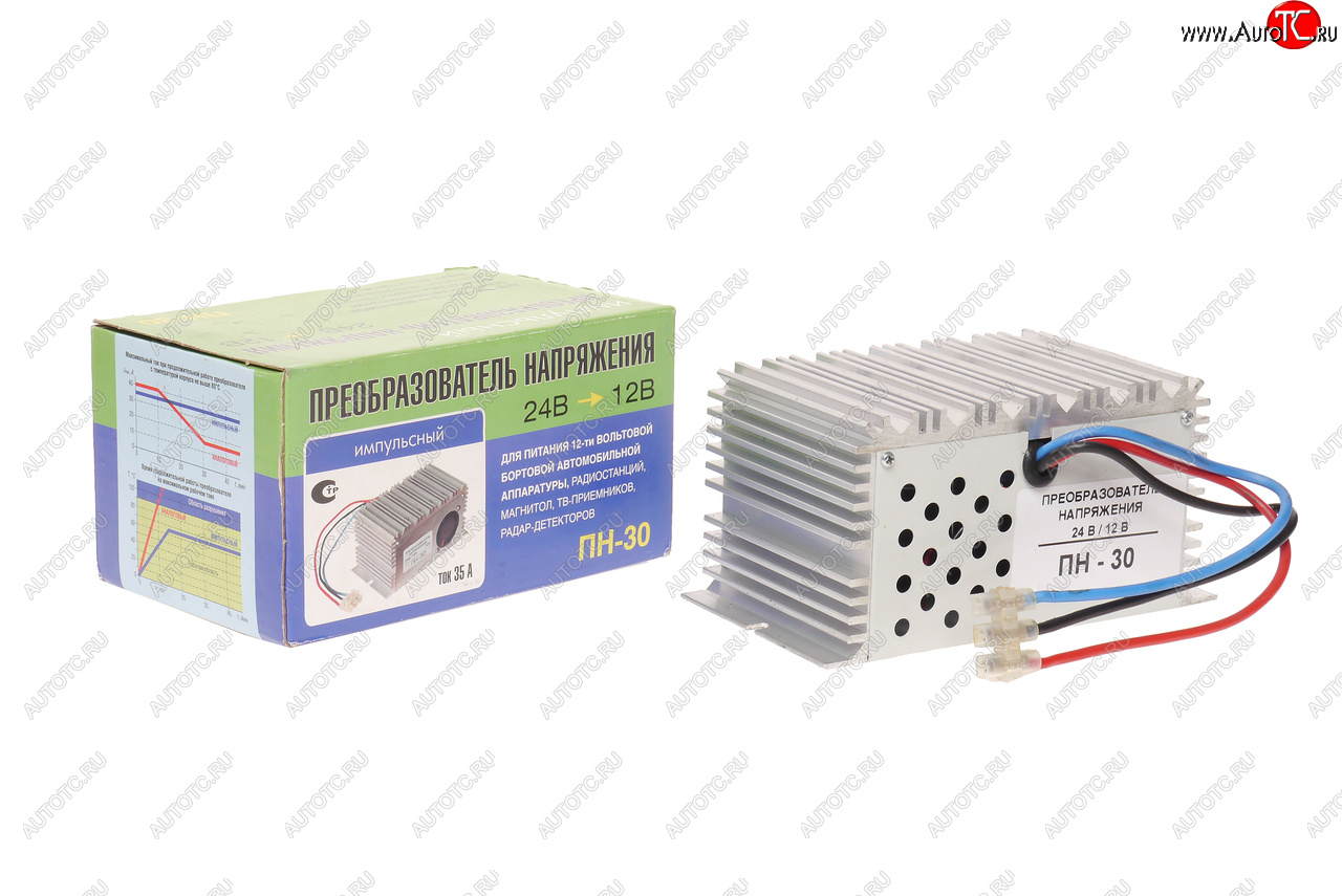 4 389 р. Преобразователь напряжения (инвертор) 24-12V 35А ВЫМПЕЛ ОРИОН пн-30  с доставкой в г. Майкоп
