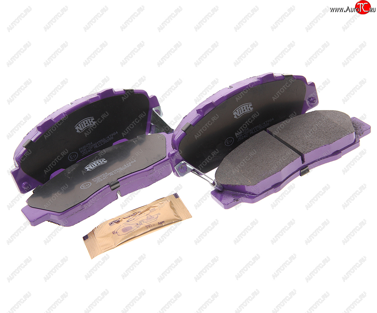 2 879 р. Колодки тормозные передние (4шт.) NIBK Honda Civic FD седан дорестайлинг (2005-2008)  с доставкой в г. Майкоп