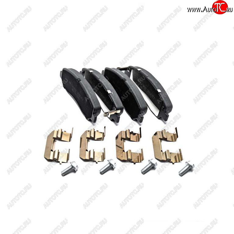 1 199 р. Колодки тормозные ГАЗель Next-C41R92 задние дисковые (4шт.) PRAVT PRAVT pr.c41r92.3502171  с доставкой в г. Майкоп