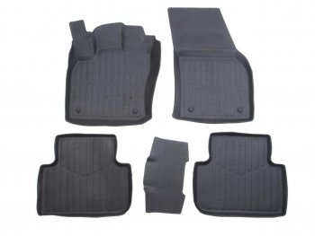 3 379 р. Коврик салона VW Tiguan 2 (16-) 3D резина черный (5 предм.) Premium SRTK SRTK pr.w.tig.16g.02x55  с доставкой в г. Майкоп. Увеличить фотографию 1