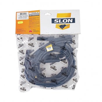2 299 р. Провод высоковольтный ГАЗ-53,ЗИЛ-130 комплект силикон SLON SLON пшкд.130.3707080  с доставкой в г. Майкоп. Увеличить фотографию 1