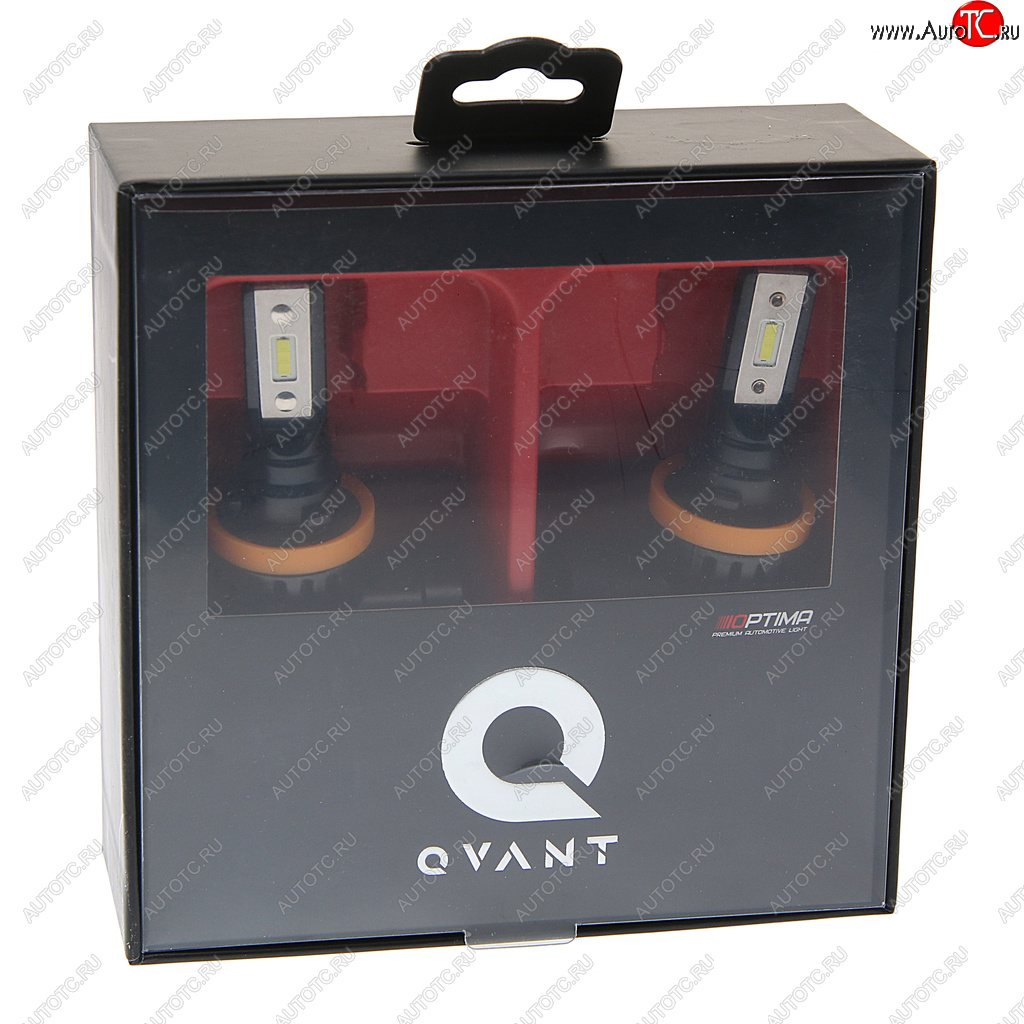4 199 р. Лампа светодиодная 1224V H11 PGJ19-2 5100K (2шт.) OPTIMA OPTIMA q-h11  с доставкой в г. Майкоп