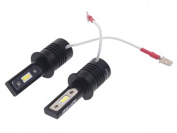 4 199 р. Лампа светодиодная 1224V H3 РK22s 5100K (2шт.) OPTIMA OPTIMA q-h3  с доставкой в г. Майкоп. Увеличить фотографию 1