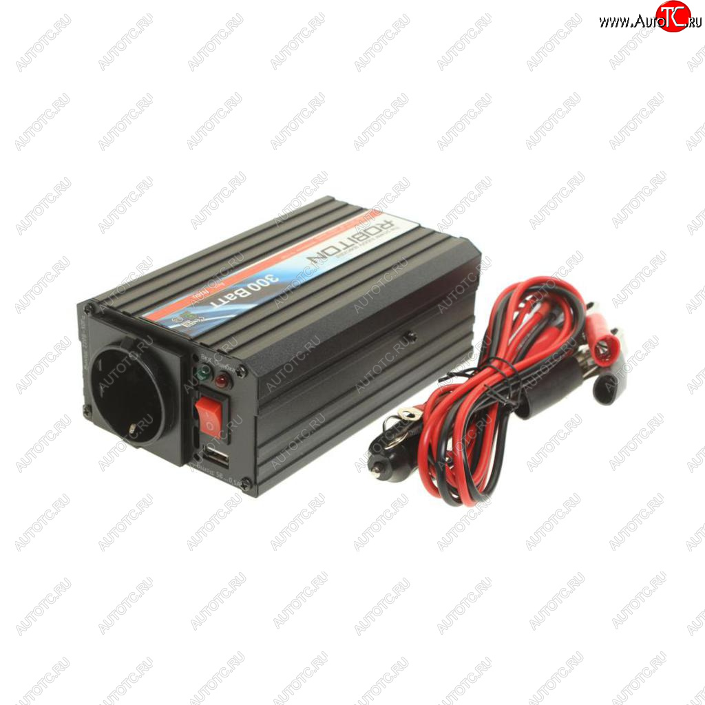 5 499 р. Преобразователь напряжения (инвертор) 12-220V 300Вт ROBITON ROBITON r300  с доставкой в г. Майкоп