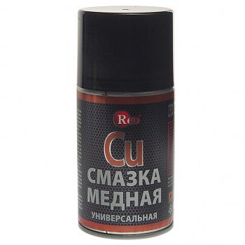 319 р. Смазка медная высокотемпературная 335мл аэрозоль RED RED r3214  с доставкой в г. Майкоп. Увеличить фотографию 1