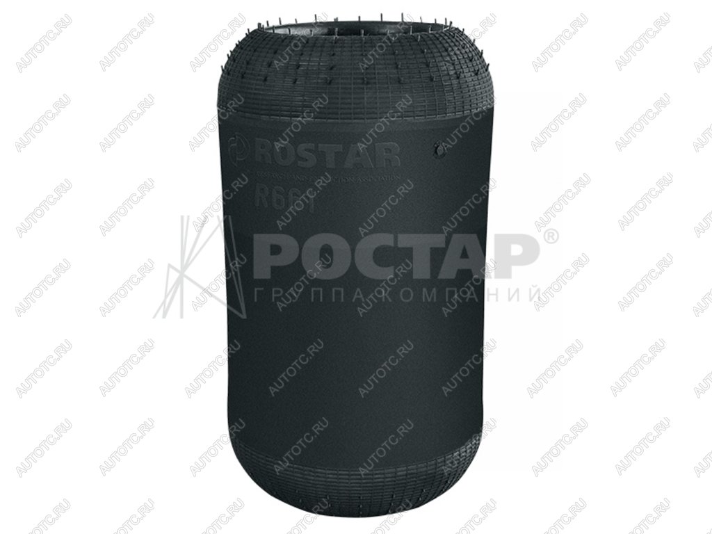 3 799 р. Пневморессора MAN MERCEDES IVECO VOLVO (чулок) (391х240мм,отв. 150.8х150.8мм) ROSTAR ROSTAR r661  с доставкой в г. Майкоп