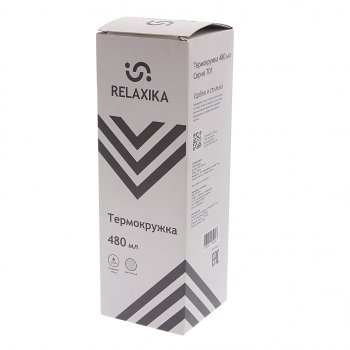 1 149 р. Термокружка 480мл непроливайка белая RELAXIKA RELAXIKA r701.480.4l1  с доставкой в г. Майкоп. Увеличить фотографию 2
