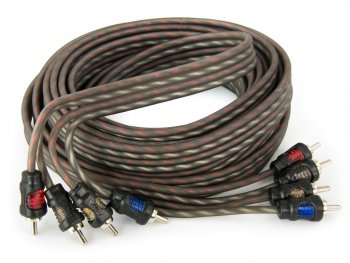 1 099 р. Кабель RCA 4х4 5м AURA AURA rca-0450  с доставкой в г. Майкоп. Увеличить фотографию 2