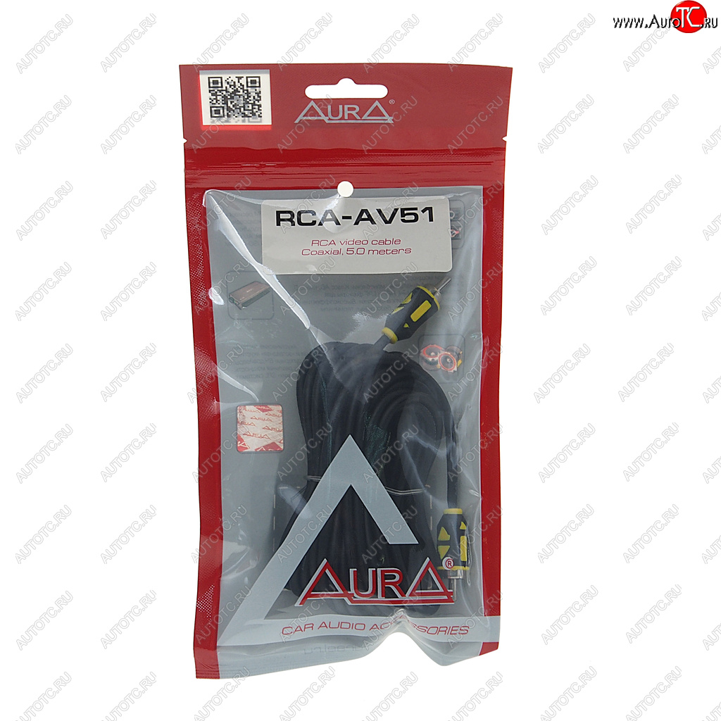 559 р. Кабель RCA 1х1 5м AURA AURA rca-av51  с доставкой в г. Майкоп