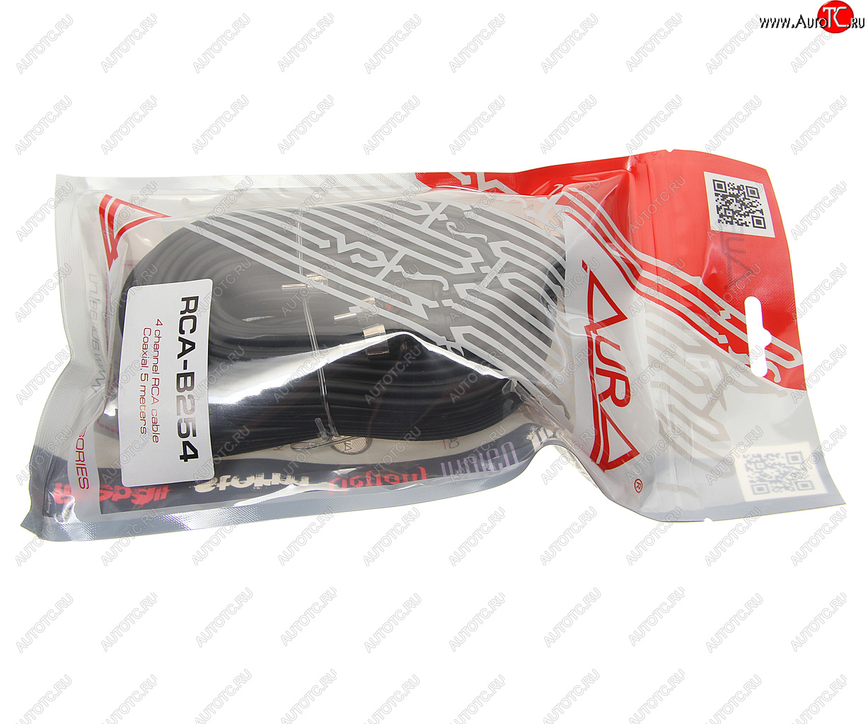 1 699 р. Кабель RCA 4х4 5м AURA AURA rca-b254  с доставкой в г. Майкоп