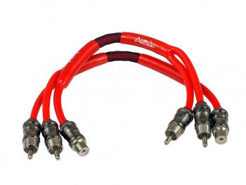 1 579 р. Кабель RCA 1х2 адаптер AURA AURA rca-cy12mkii  с доставкой в г. Майкоп. Увеличить фотографию 1