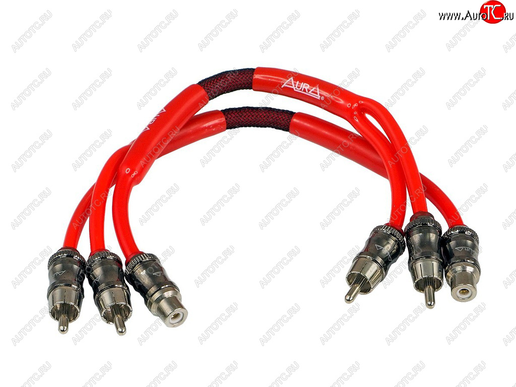 1 579 р. Кабель RCA 1х2 адаптер AURA AURA rca-cy12mkii  с доставкой в г. Майкоп