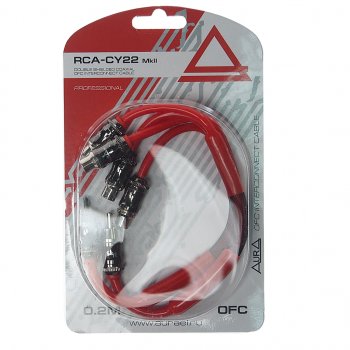 1 539 р. Кабель RCA 1х2 адаптер AURA AURA rca-cy22mkii  с доставкой в г. Майкоп. Увеличить фотографию 1