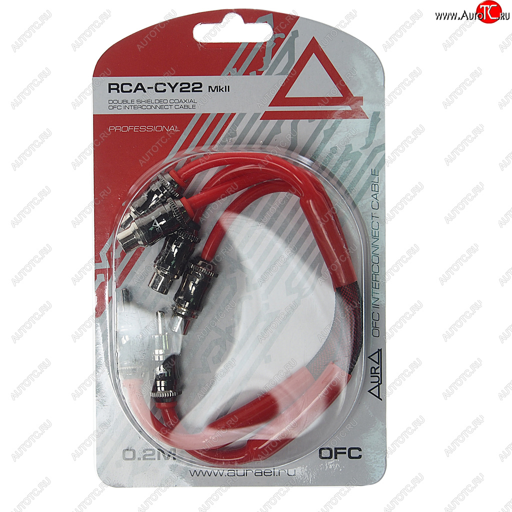 1 539 р. Кабель RCA 1х2 адаптер AURA AURA rca-cy22mkii  с доставкой в г. Майкоп