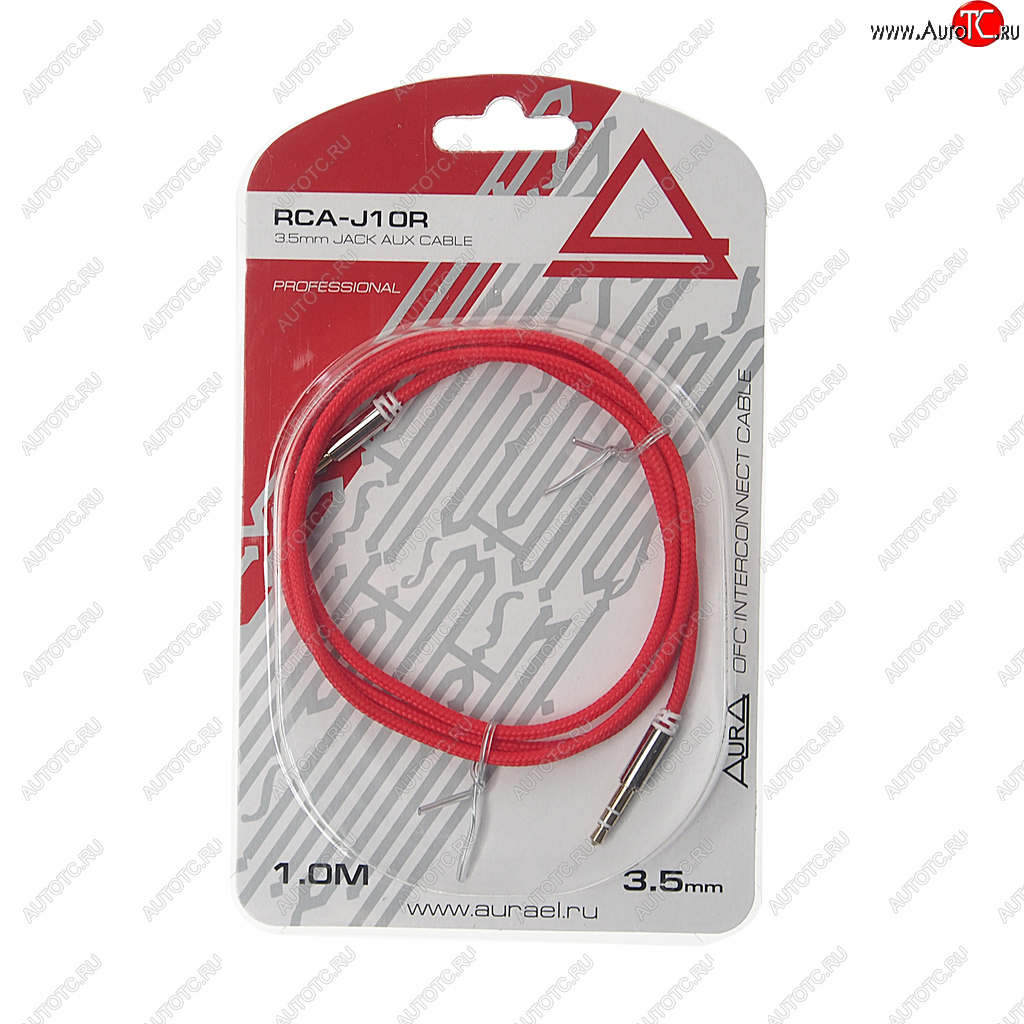 359 р. Кабель jack 3.5 1м AURA AURA rca-j10r  с доставкой в г. Майкоп