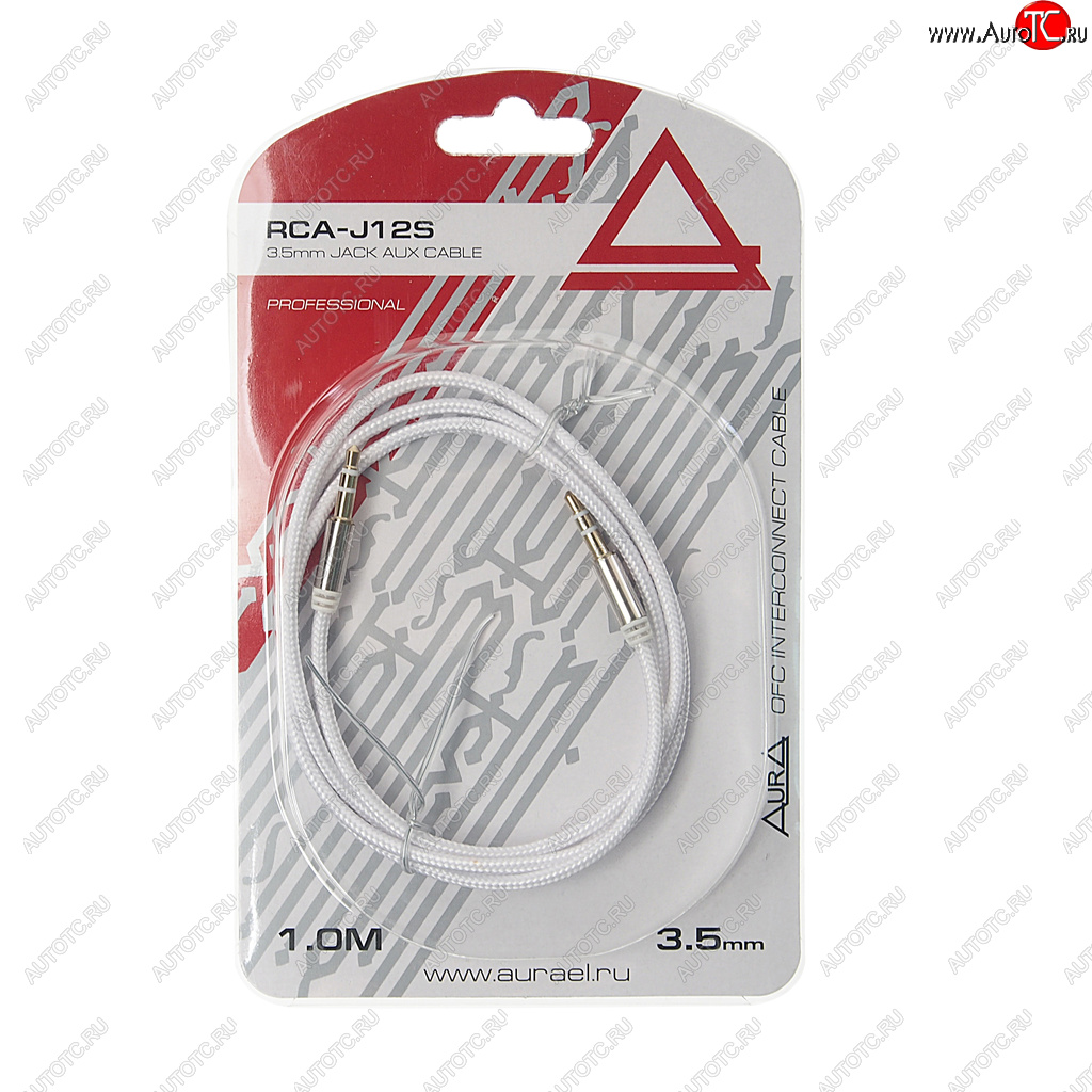 319 р. Кабель jack 3.5 1м AURA AURA rca-j12s  с доставкой в г. Майкоп