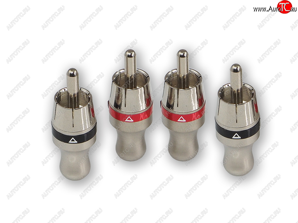 659 р. Штекер RCA комплект 4шт. AURA AURA rca-p410  с доставкой в г. Майкоп